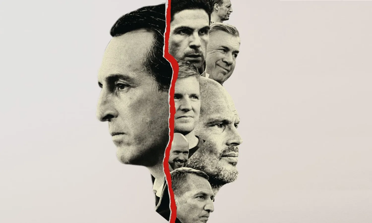 There’s fevered talk of his ultimate replacement, but for now the interim boss, Freddie Ljungberg – a loved former player – will get a warm reception. Illustration: Guardian Design