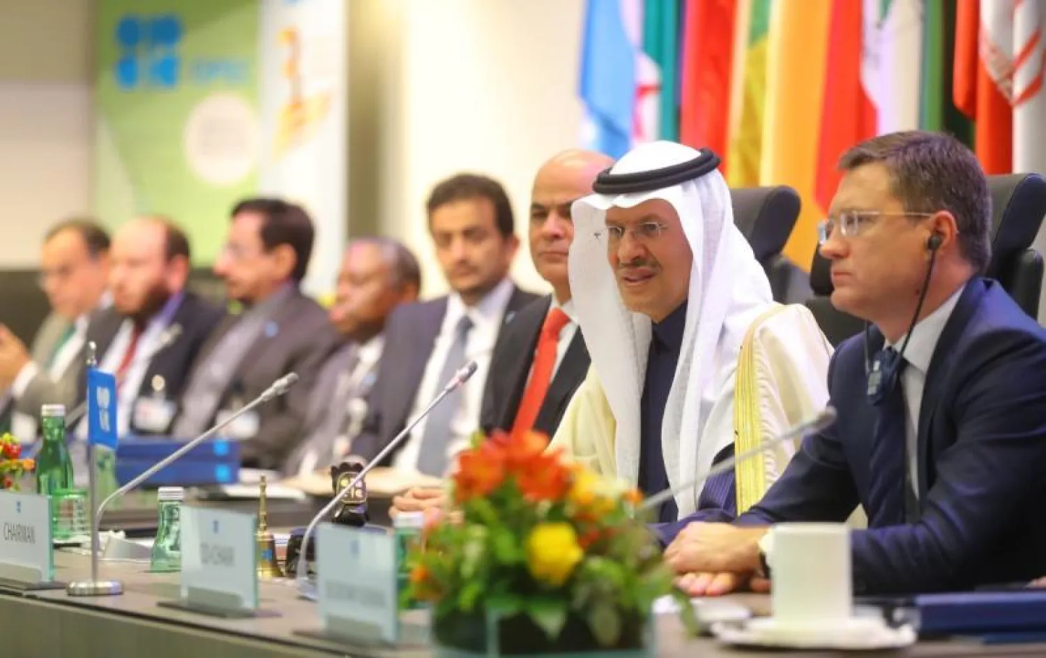 الأمير عبد العزيز بن سلمان يرأس الاجتماع السابع لدول «أوبك» والدول المنتجة من خارجها (وزارة الطاقة السعودية)