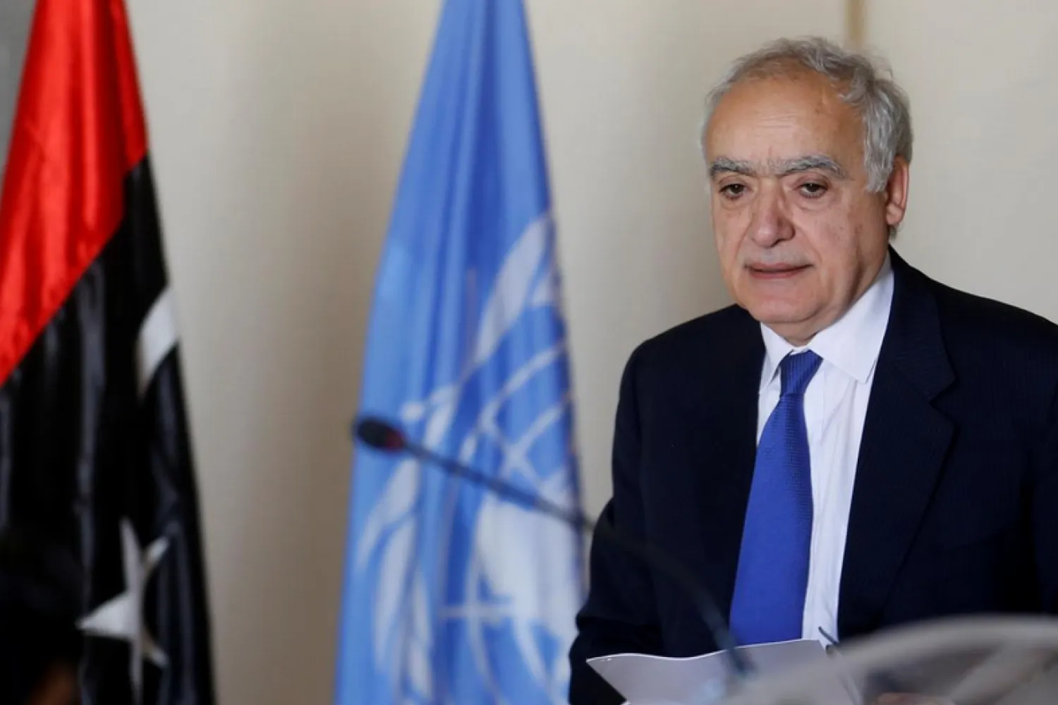 Anlaşmazlıklar, BM’nin Libya misyonunun, Özel Temsilci Gassan Selame başkanlığında Berlin’de düzenlenecek konferans hazırlığıyla aynı döneme denk geldi (Reuters)