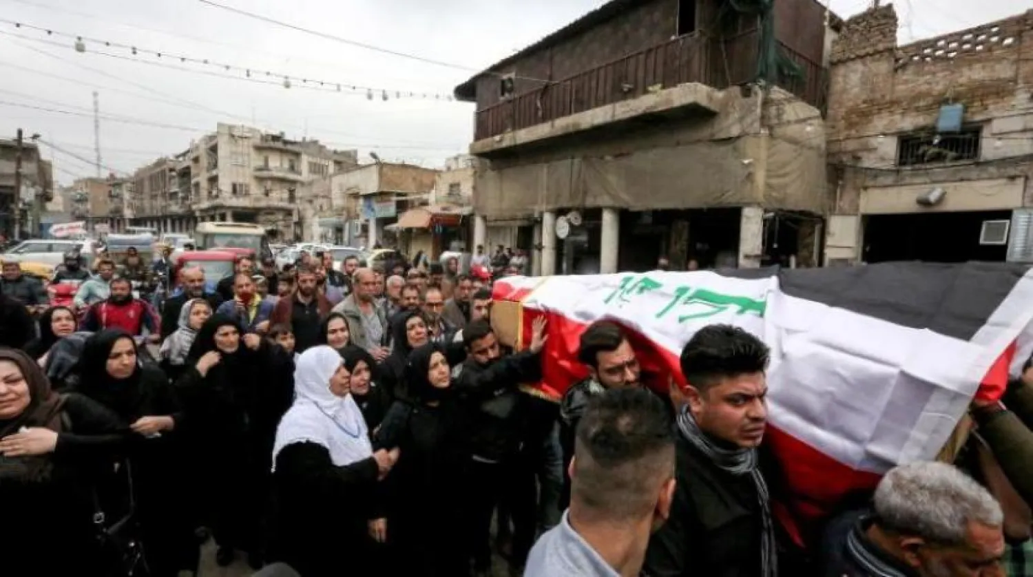 تشییع جنازه یکی از معترضان در عراق (آرشیو-فرانس پرس)