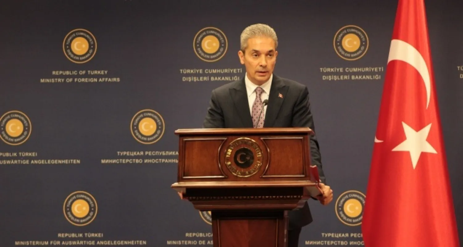 Dışişleri Bakanlığı Sözcüsü Hami Aksoy (İHA)
