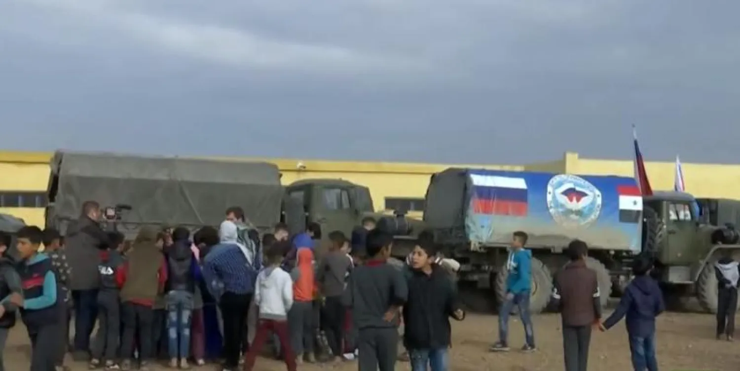 قوات روسية في مدينة الرقة السورية (روسيا اليوم)