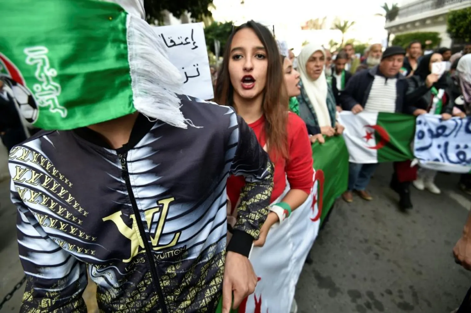 Young people in Algeria have embraced a reformist protest movement that demands new institutions ahead of any vote | AFP