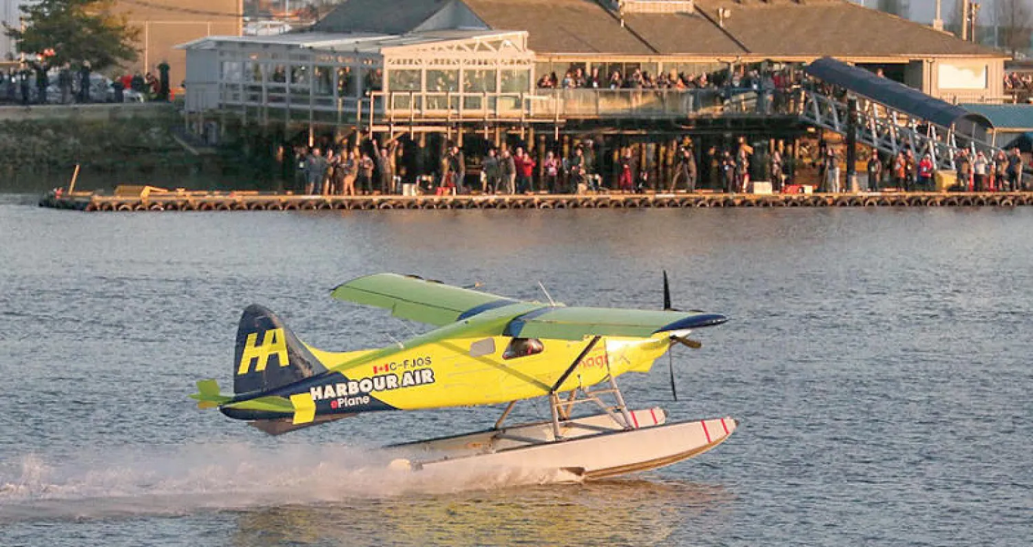 طائرة تجارية تعمل بالكهرباء بالكامل أتمت رحلة تجريبية في كندا (إ.ب.أ)