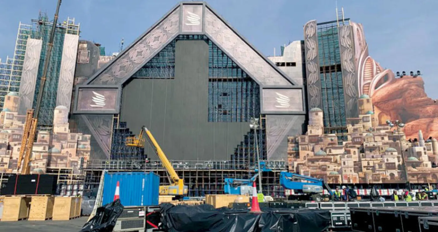 الاستعدادات مستمرة لاستقبال أضخم مهرجان موسيقي في الشرق الأوسط (الشرق الأوسط)