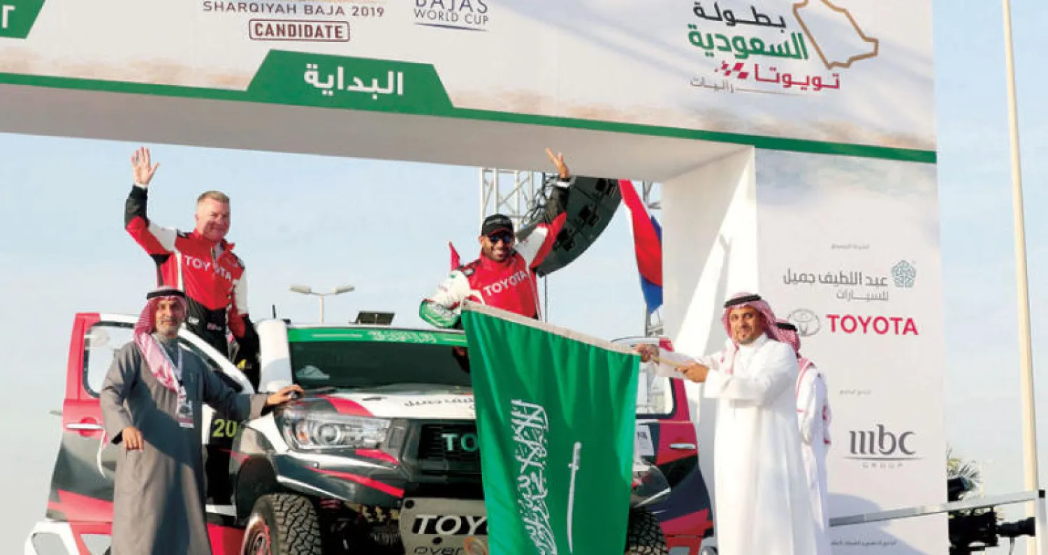 جانب من السباقات الاستعراضية أمس (تصوير: عيسى الدبيسي)