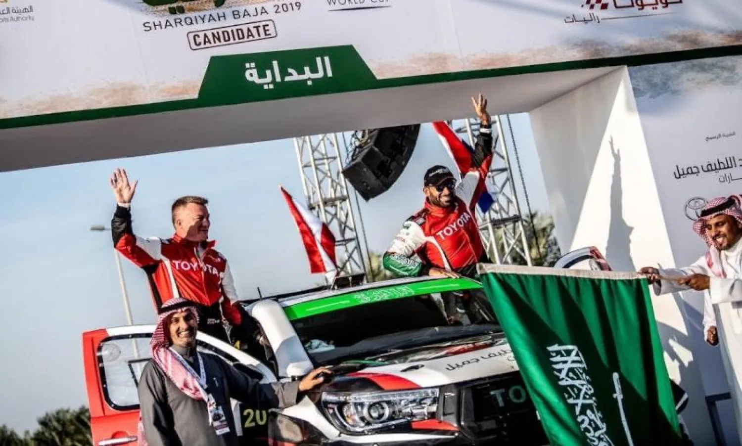 يزيد الراجحي تصدر المرحلة الاستعراضية الخاصة بالجمهور ضمن «رالي الشرقية» (الشرق الأوسط)