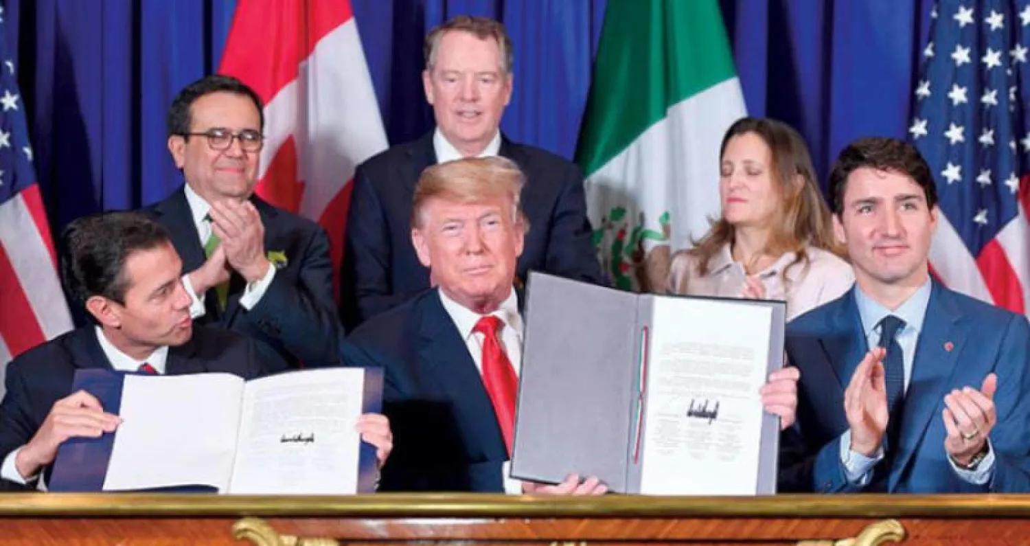 أميركا وكندا والمكسيك توقع اتفاق التجارة الجديد