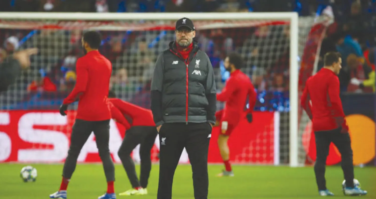 كلوب ولاعبو الصف الأول لليفربول لن يخوضوا مواجهة أستون فيلا اليوم (رويترز)