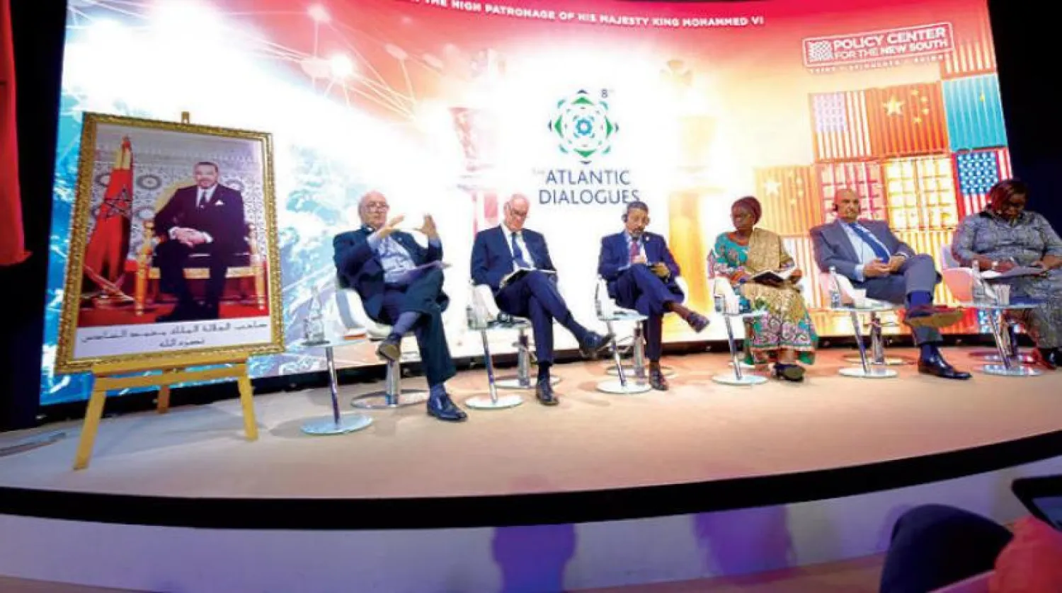 Marakeş’teki Atlantik Diyalogları Konferansı kapsamında gerçekleşen ‘Amerikan düzeni sonrası dünya düzeni’ adlı oturumdan bir kare