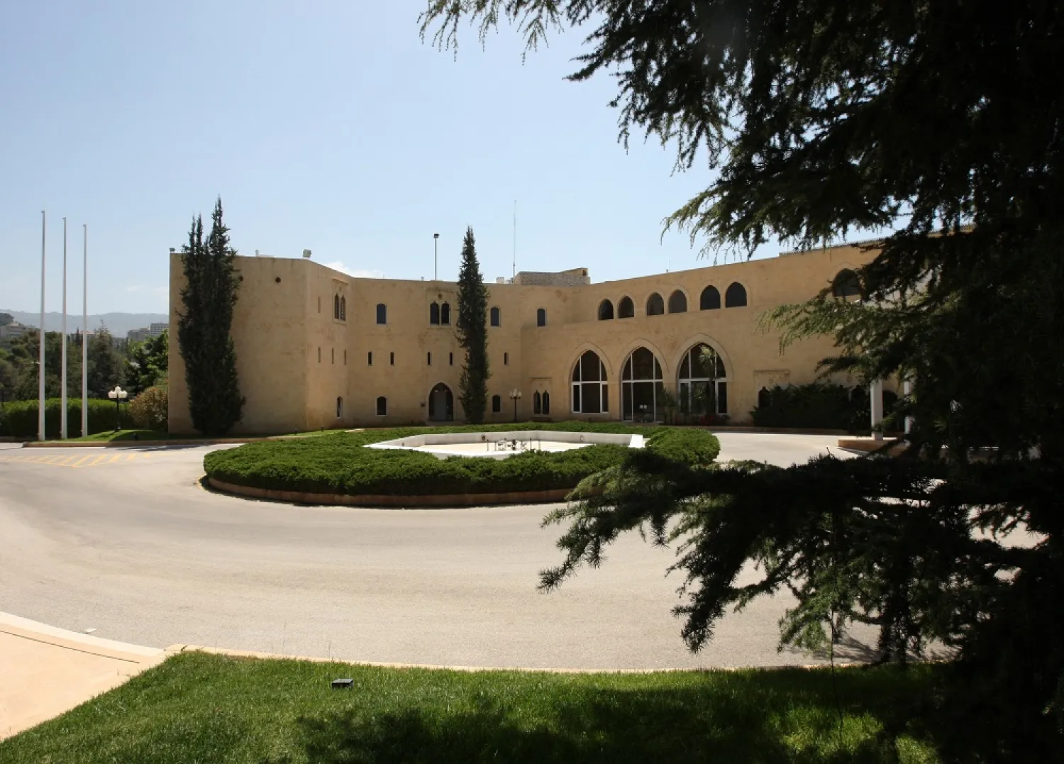 The Lebanese presidential palace in Baabda. (NNA)