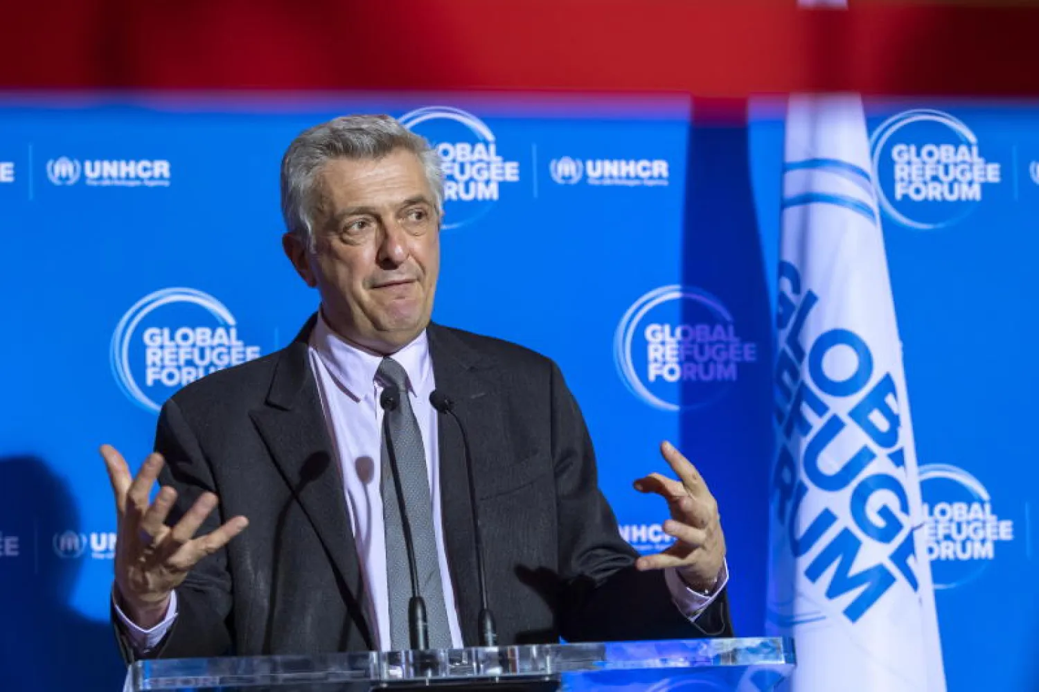 المفوض السامي للاجئين فيليبو غراندي (إ.ب.أ)