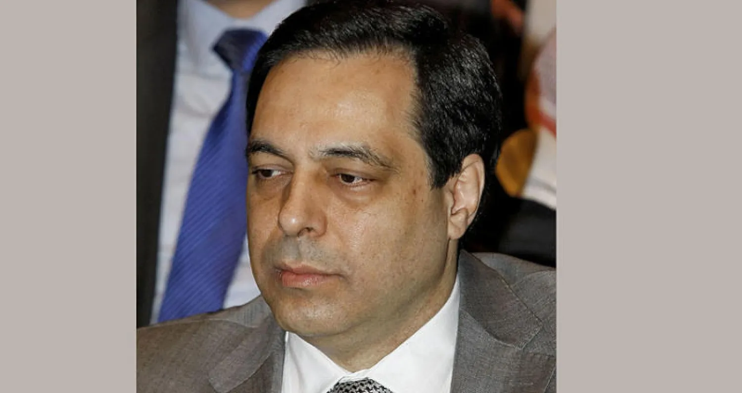 صورة من الأرشيف للدكتور حسان دياب عندما كان وزيراً للتربية عام 2012 (أ.ف.ب)