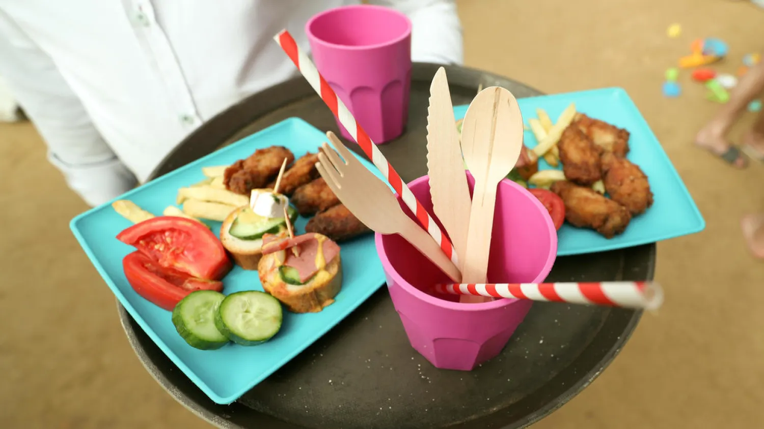 Hurghada hotels have replaced single-use plastic products with ones that are reusable or made of organic materials in a bid to reduce waste and pollution. (AFP)