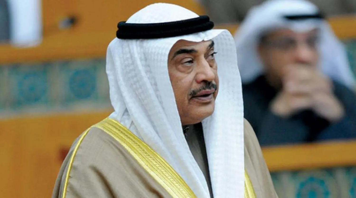 Kuwaiti Prime Minister Sheikh Sabah Khaled al-Hamad al-Sabah during the constitutional oath taken by his government before the National Assembly on Tuesday, December 24, 2019 (KUNA)