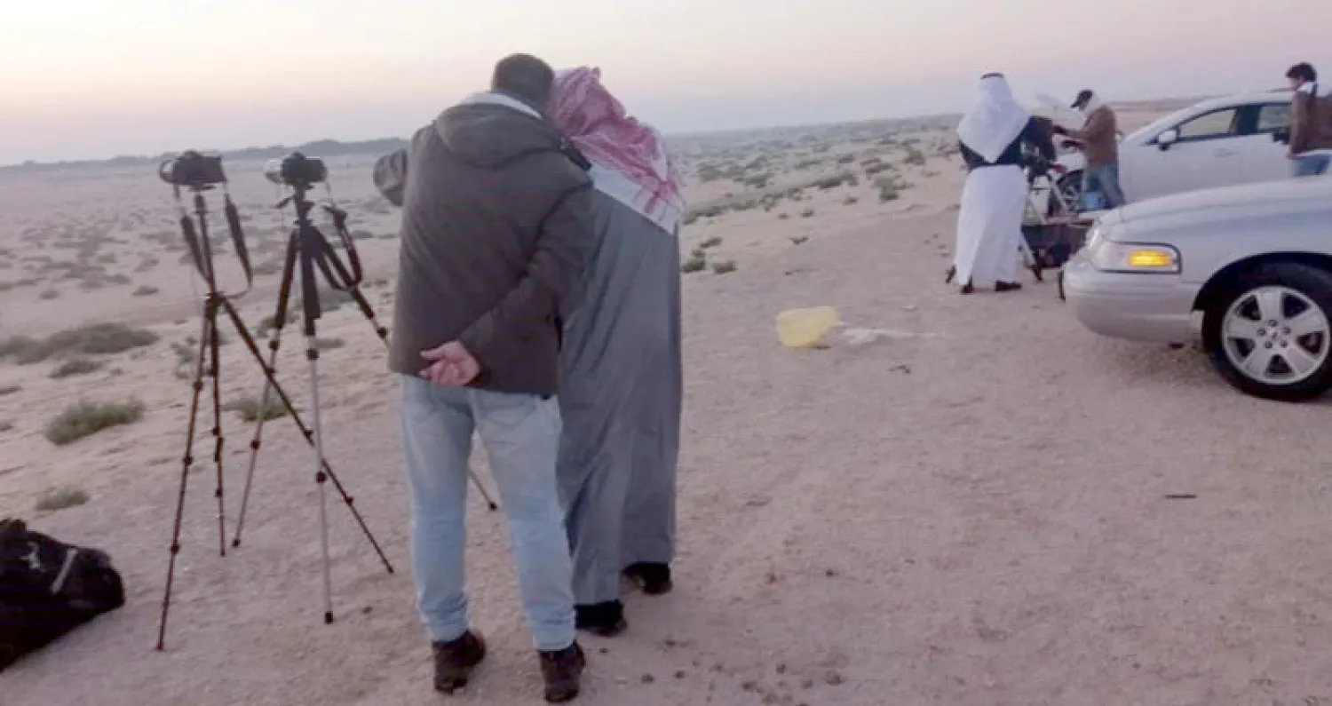 استعدادات لرصد كسوف الشمس الحلقي في سماء مدينة الهفوف بمنطقة جبل الأربع