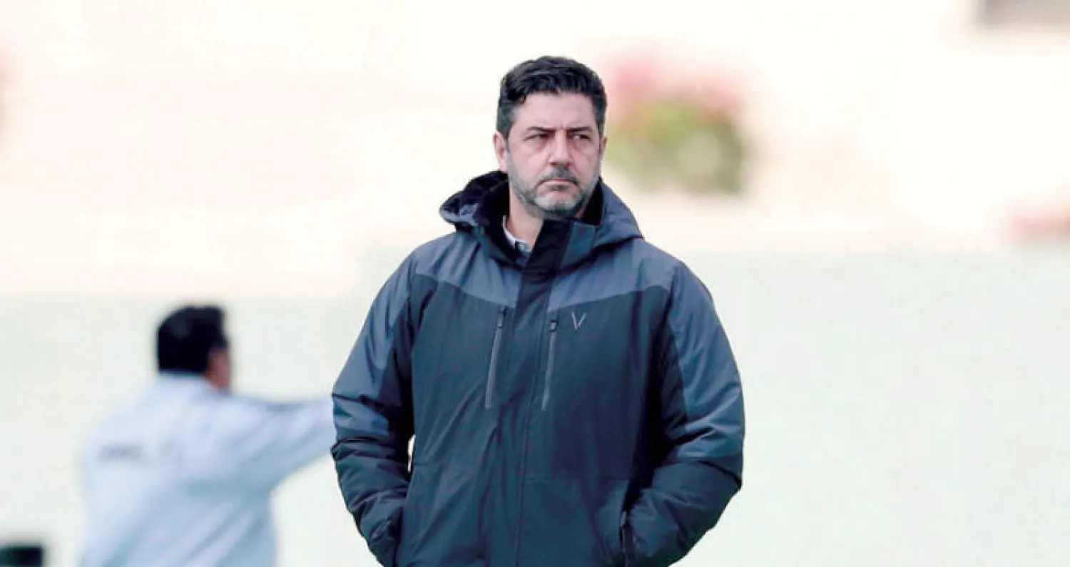 البرتغالي فيتوريا مدرب النصر (تصوير: عبد العزيز النومان)