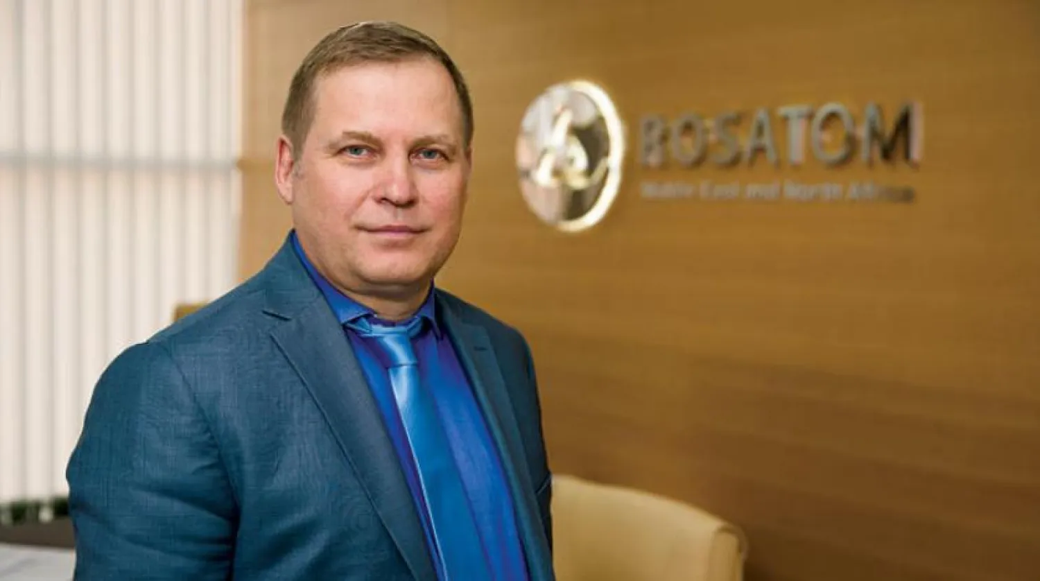 Alexander Voronkov, Regional Director of ROSATOM for the Middle East and North Africa (Asharq Al-Awsat)               

 