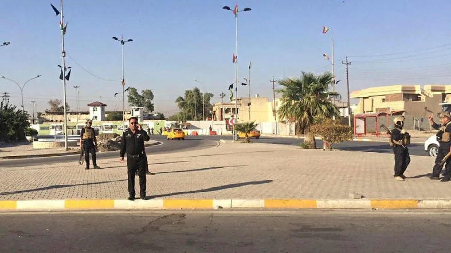 Local police are deployed in Kirkuk, 290 kilometers north of Baghdad, Iraq. (File photo: AP)
