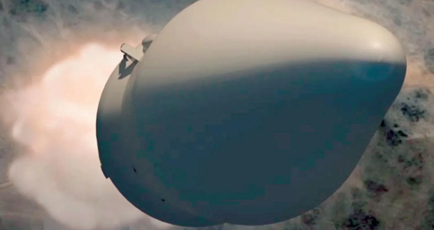 صاروخ أفانغارد الروسي الفرط صوتي الذي أعلن فلاديمير بوتين دخوله الخدمة في القوات الروسية في عام 2019 (إ.ب.أ)