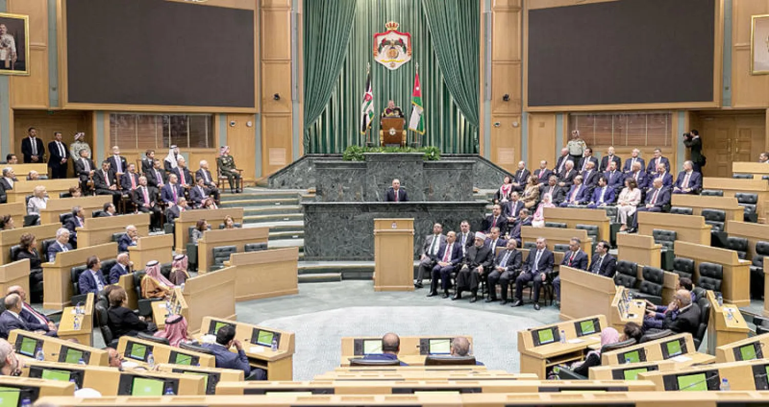 جلسة سابقة لنواب البرلمان الاردني (إ.ب.أ)