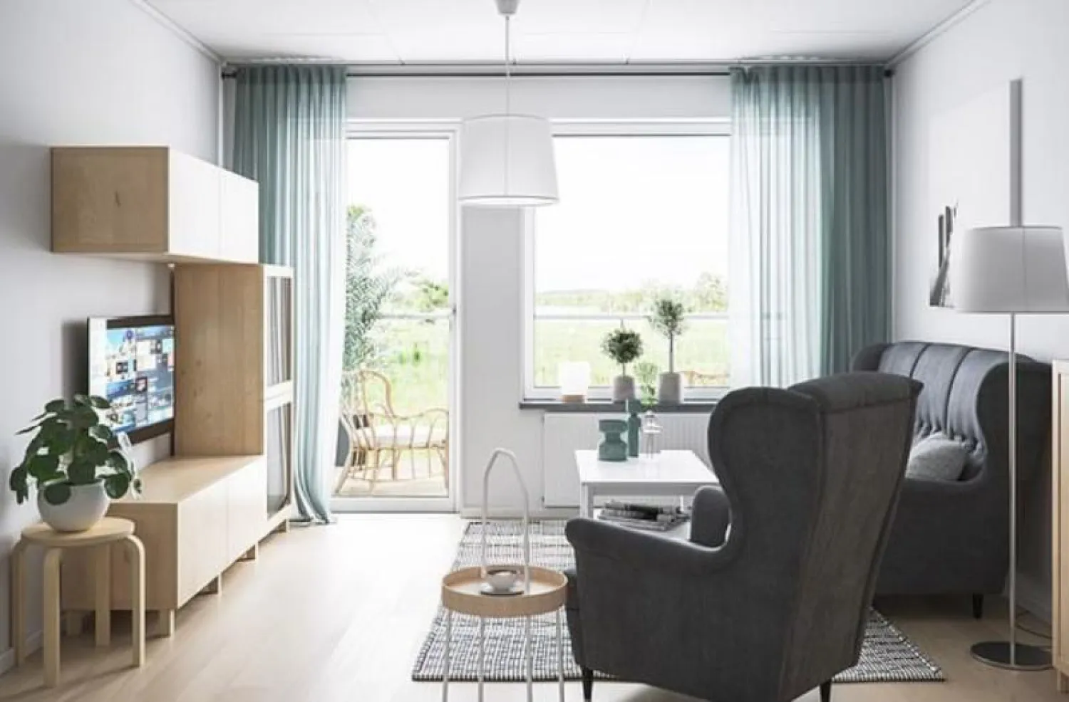 المنازل ستشمل «حدائق علاجية» لضمان قضاء المرضى بعض الوقت في الهواء الطلق (ديلي ميل)