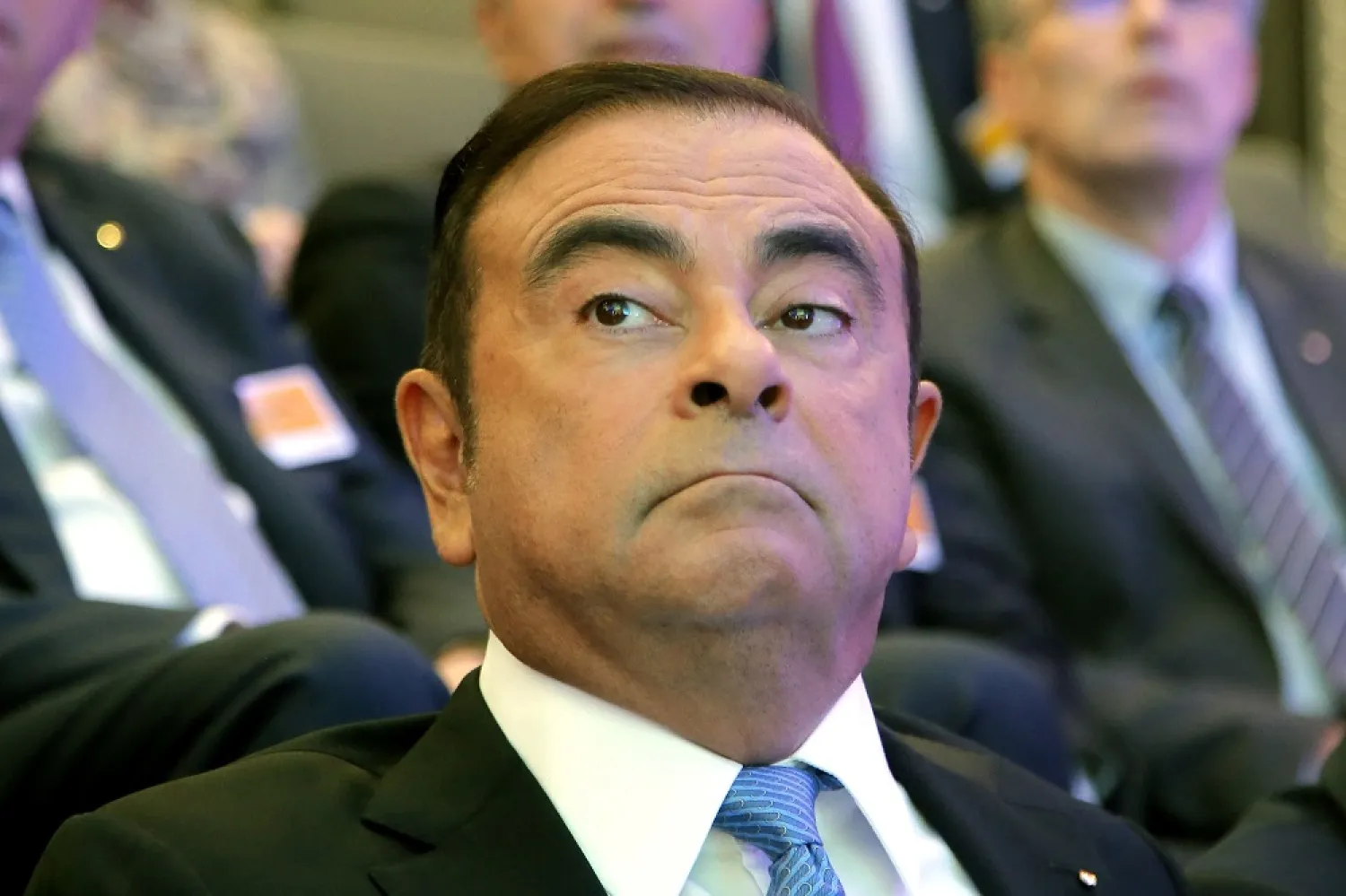 In this Oct. 6, 2017, file photo, former Nissan Motor chairman Carlos Ghosn attends a media conference outside Paris, France.(AP)