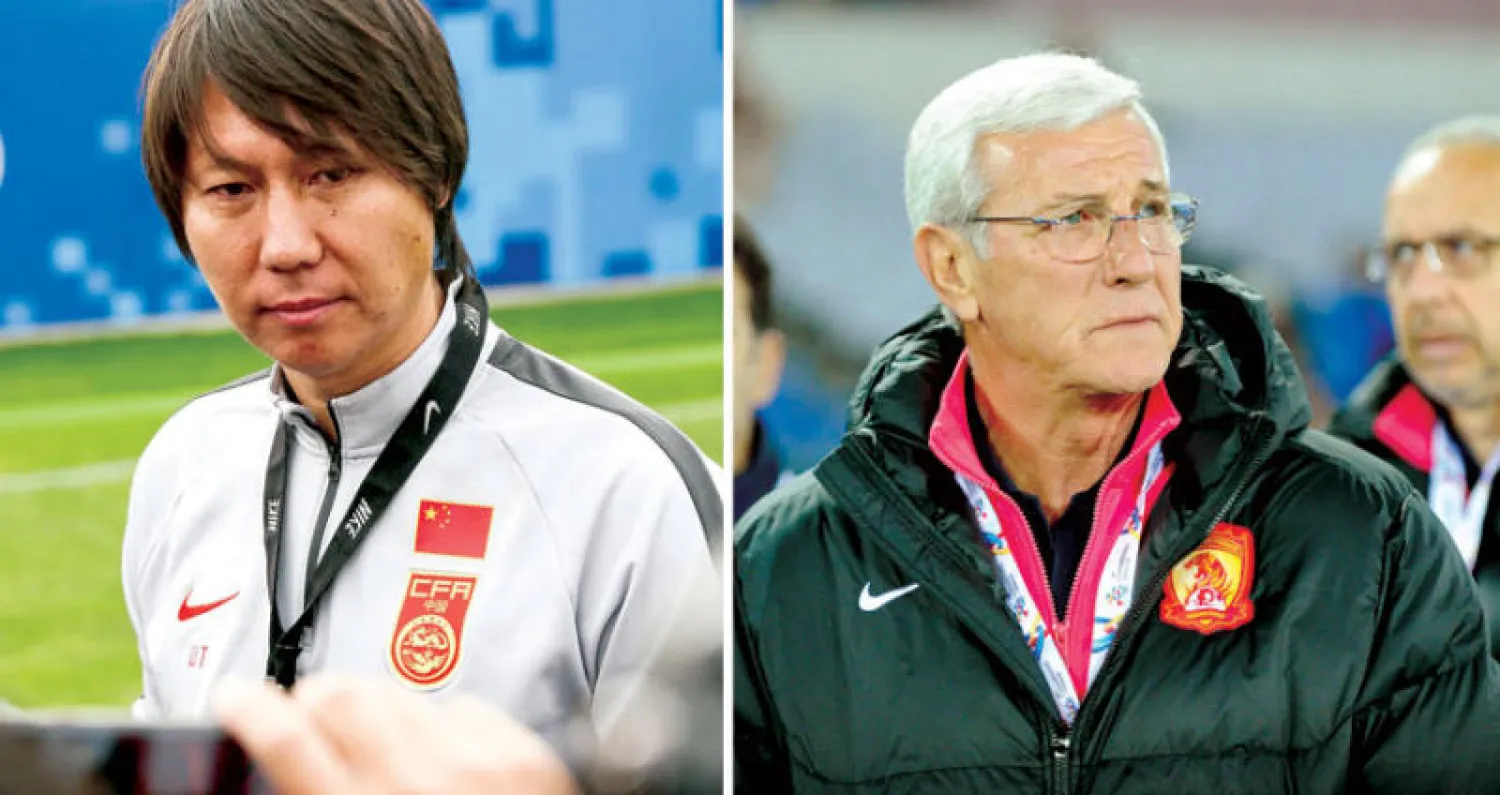 مارشيلو ليبي (أ.ف.ب)  -  لي تاي (أ.ف.ب)