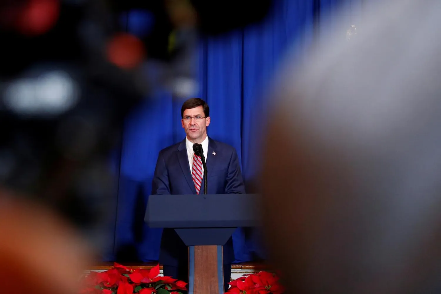 US Defense Secretary Mark Esper. (Reuters)