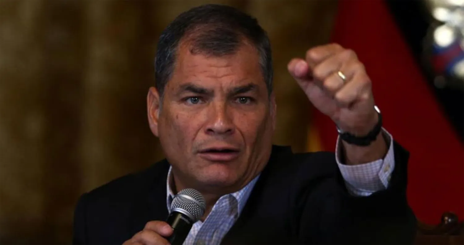 الرئيس الإكوادوري السابق رافايل كوريا