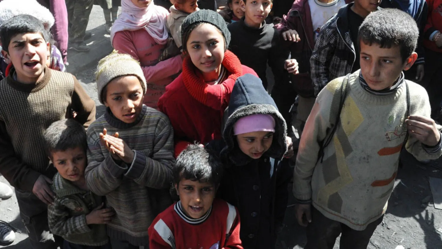 Yarmouk children (AFP, file photo)