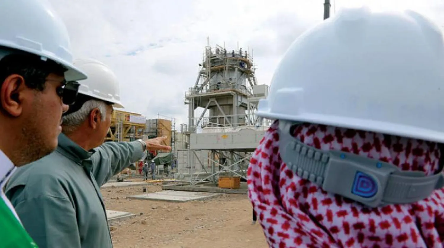 SDRPY delegation visits Al-Haswa power plant in Aden | Asharq Al-Awsat