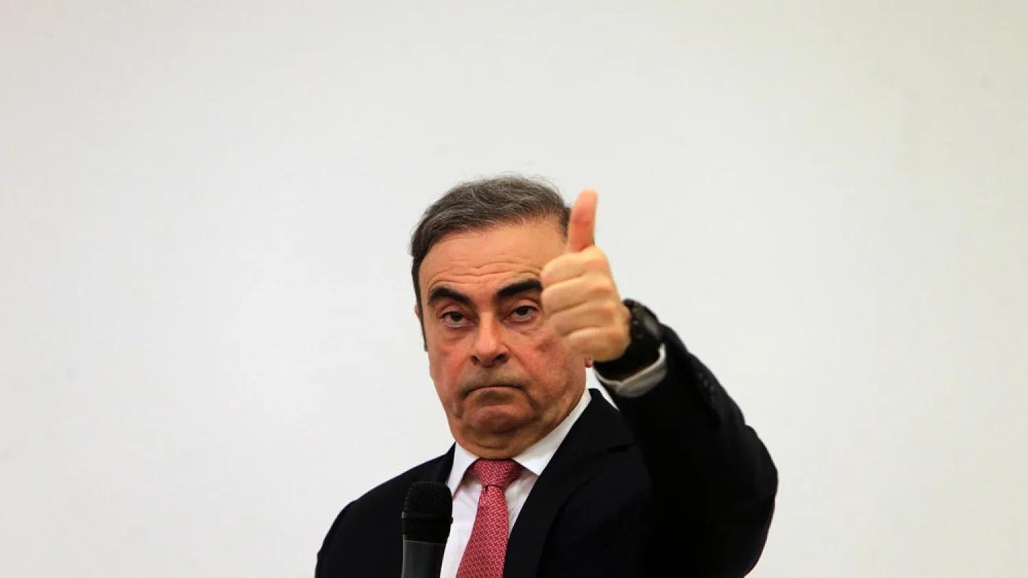 fugitive ex-tycoon Carlos Ghosn. (AFP)