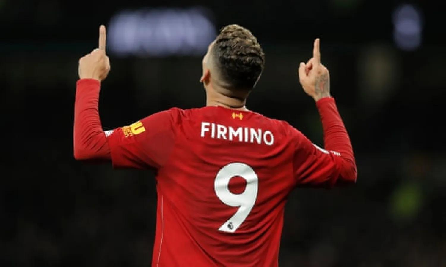  Roberto Firmino was imperious against Tottenham as Liverpool continued their seemingly unstoppable march under Jürgen Klopp. Photograph: Tom Jenkins/The Guardian
