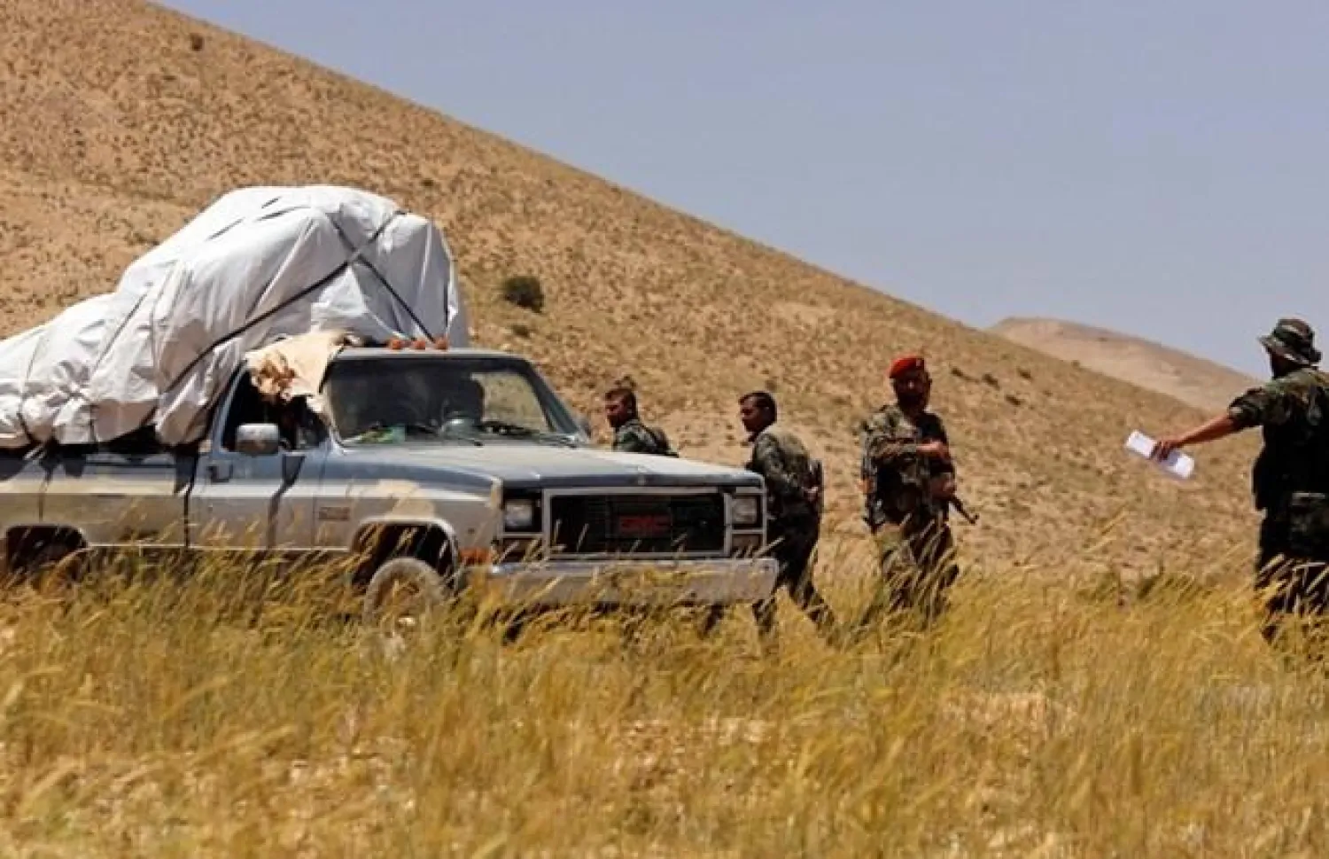 عناصر من قوات النظام السوري في القلمون بسوريا (أرشيف - رويترز)