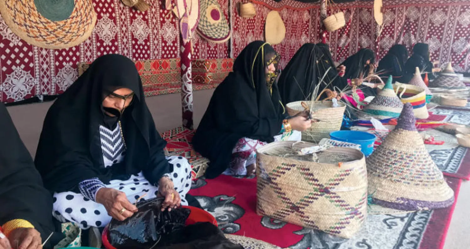 جانب من المشاركة الإماراتية بالمهرجان (الشرق الأوسط)