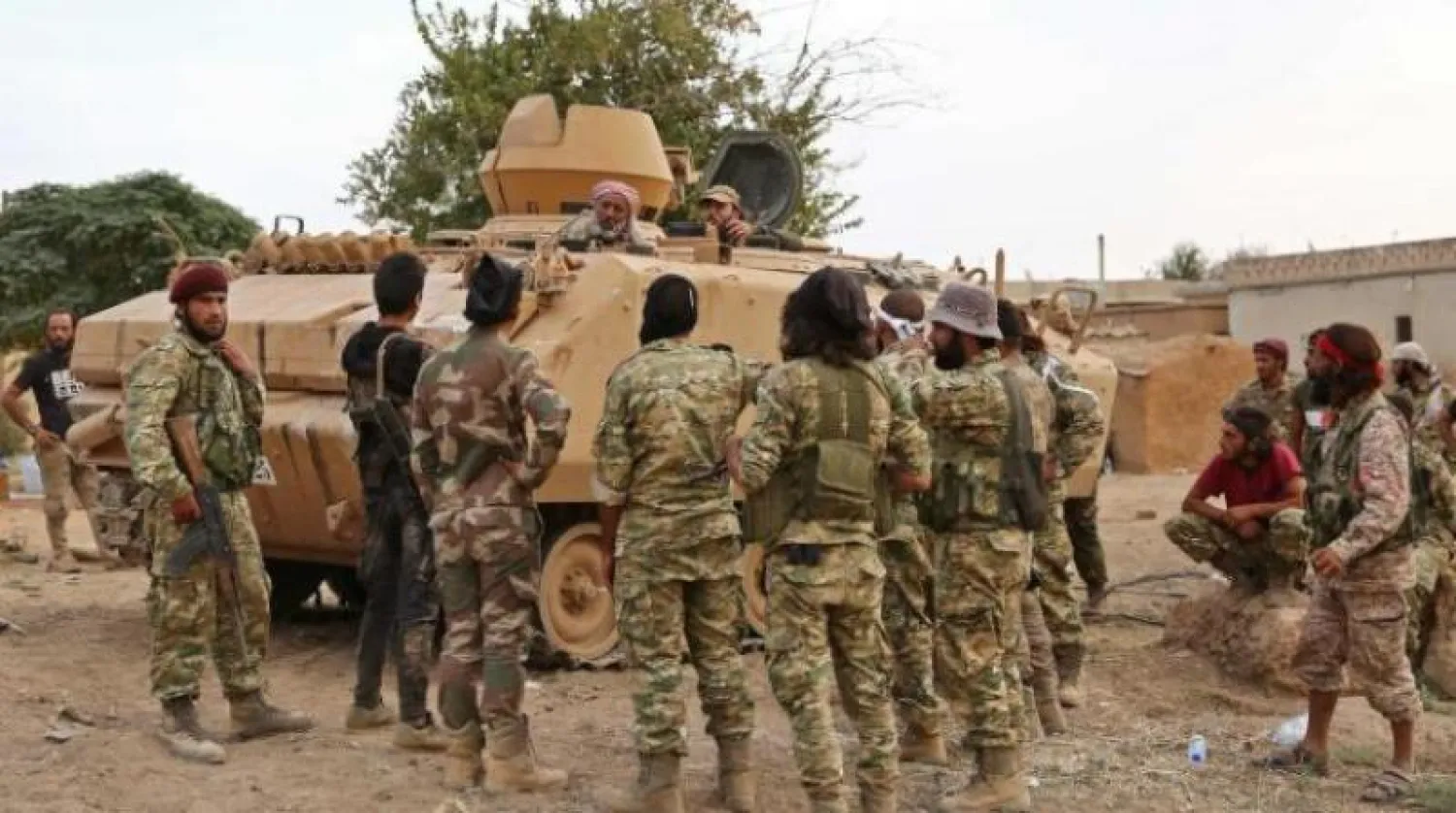 مسلحون موالون لتركيا في رأس العين (أرشيفية - أ.ف.ب)