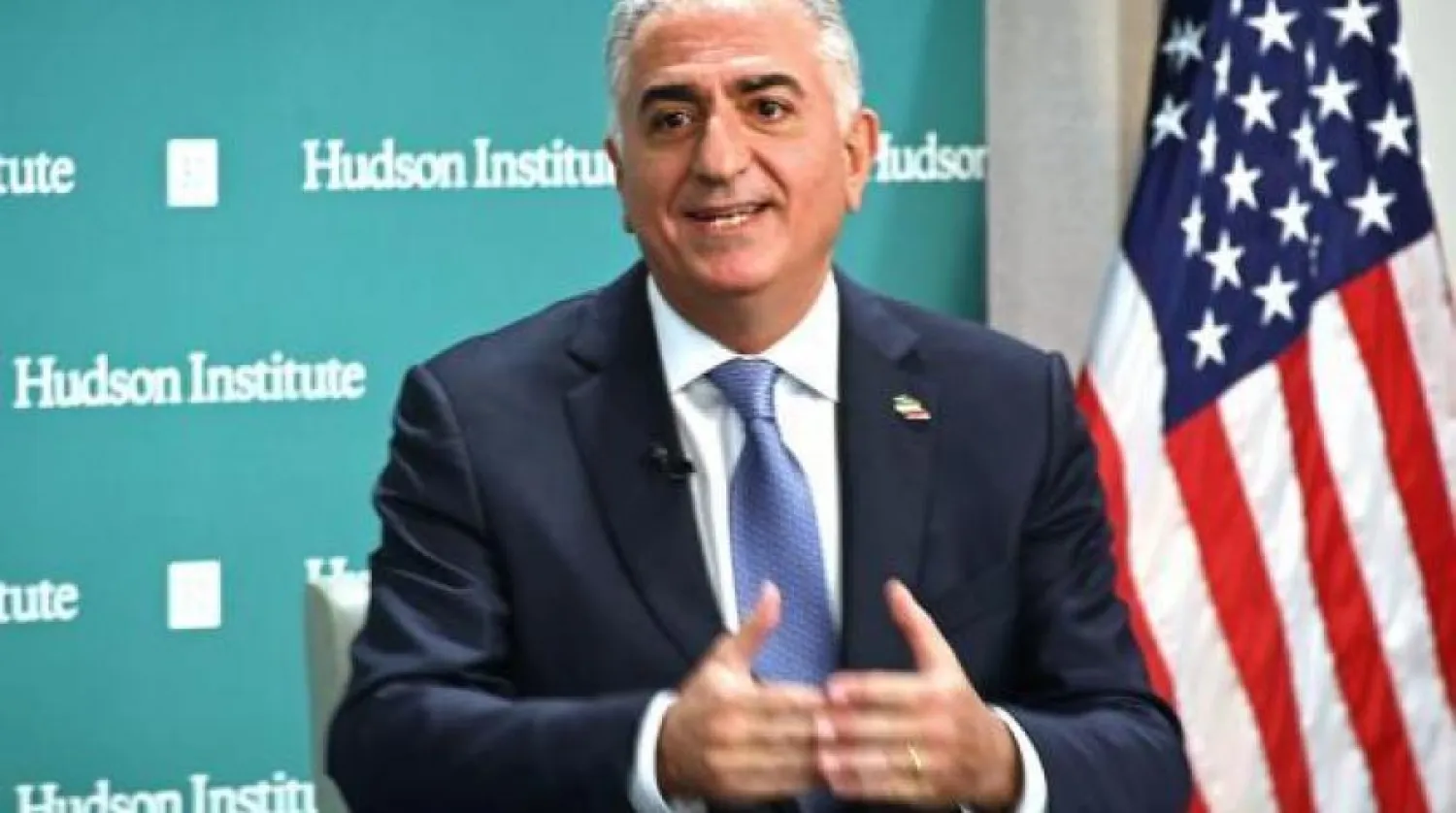 Rıza Pehlevi, Washington’da basın toplantısı gerçekleştirdi (AFP)