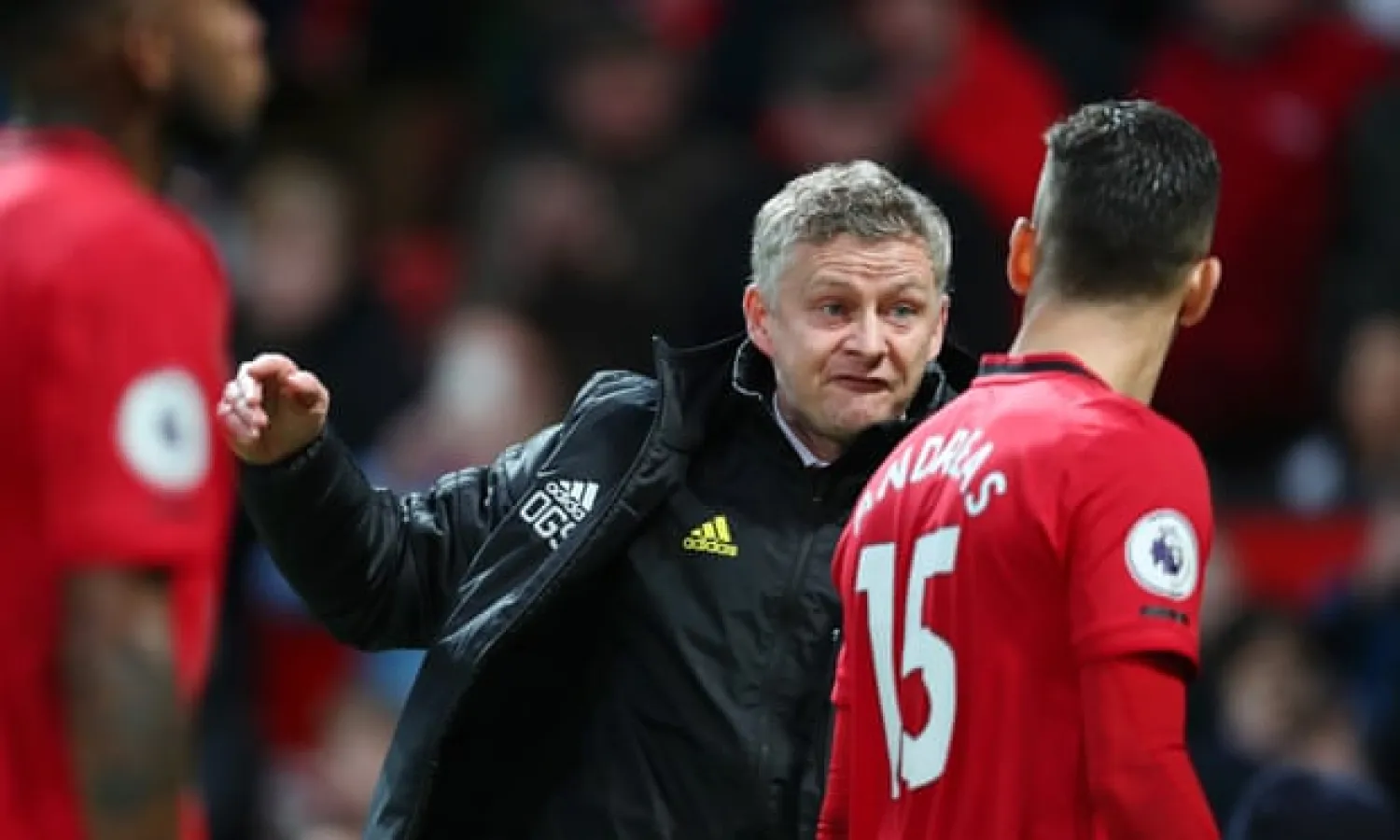  Ole Gunnar Solskjær was a popular choice as an interim manager at Manchester United but loyalty to a club legend could prove costly. Photograph: Catherine Ivill/Getty Images
