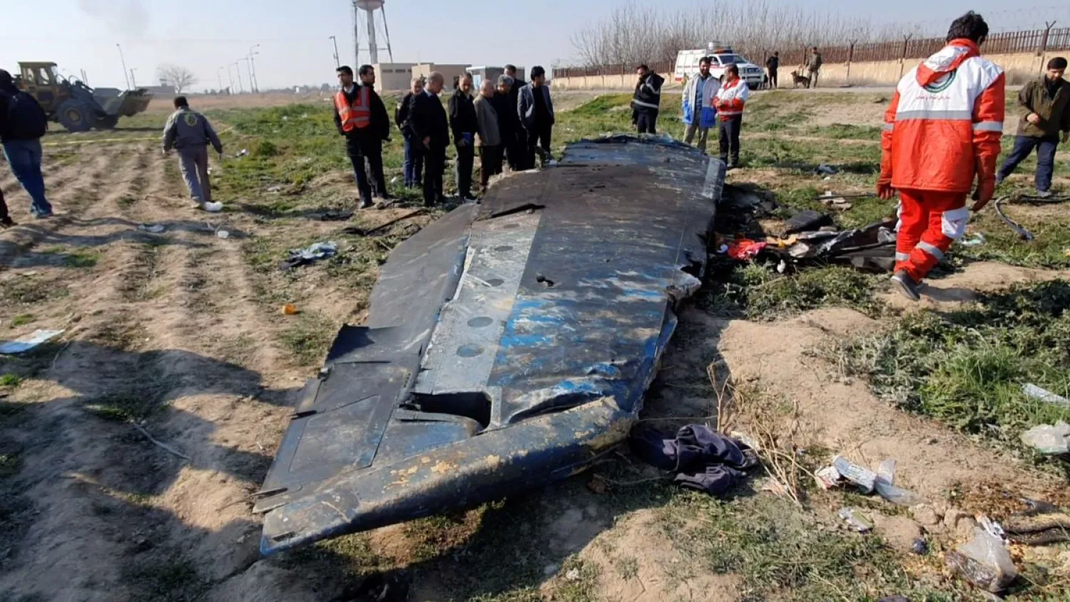General view of the debris of the Ukraine plane that crashed after take-off from Iran's Imam Khomeini airport, on the outskirts of Tehran, Iran January 8, 2020. (Reuters)