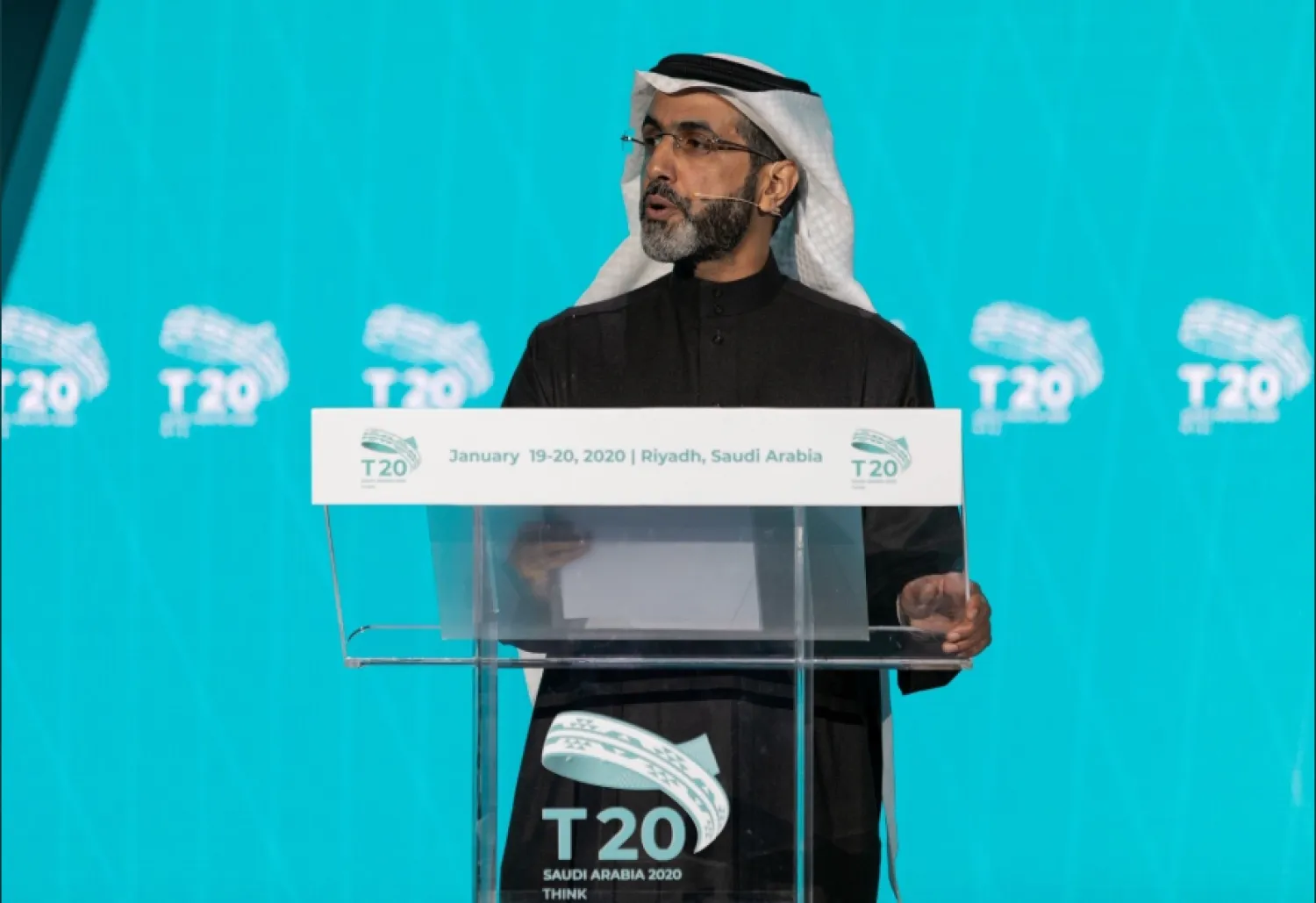 Fahad al-Turki, Vice President of Research at KAPSARC and Chair of T20 Saudi Arabia, delivered his outline of T20 Saudi at the T20 Inception (KAPSARC).
