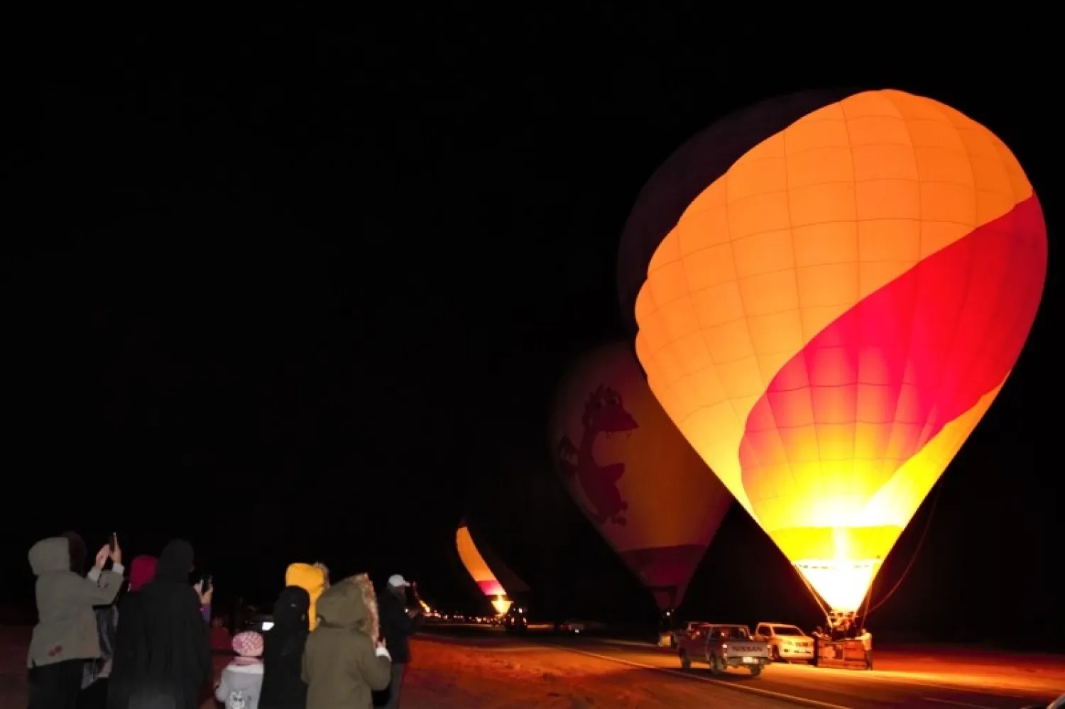 Balloonists from 19 countries completed the record breaking attempt. AAAWSAT AR Website 