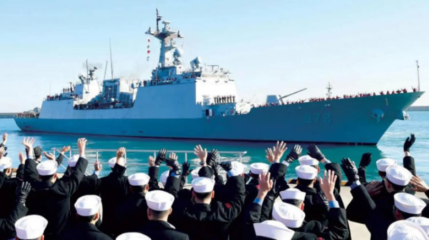 آمادگی نیروی دریایی کره جنوبی برای انجام وظیفه در تنگه هرمز