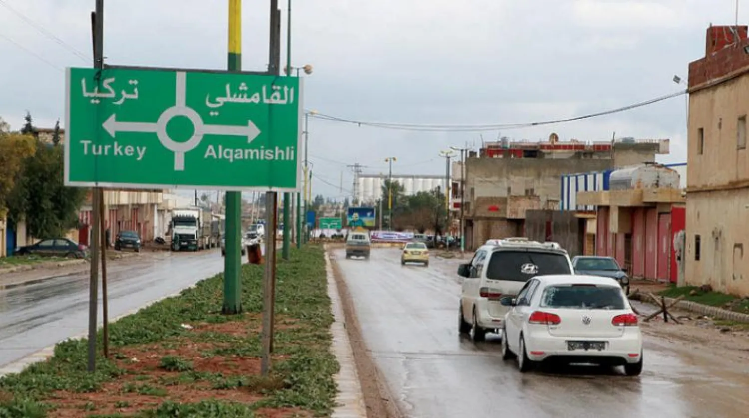 Kamışlı kentinde bir cadde (Şarku’l Avsat)