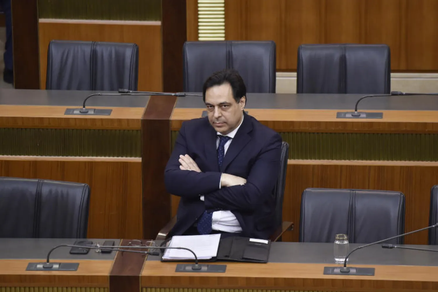 رئيس الحكومة اللبنانية الجديد حسَان دياب (د.ب.أ)