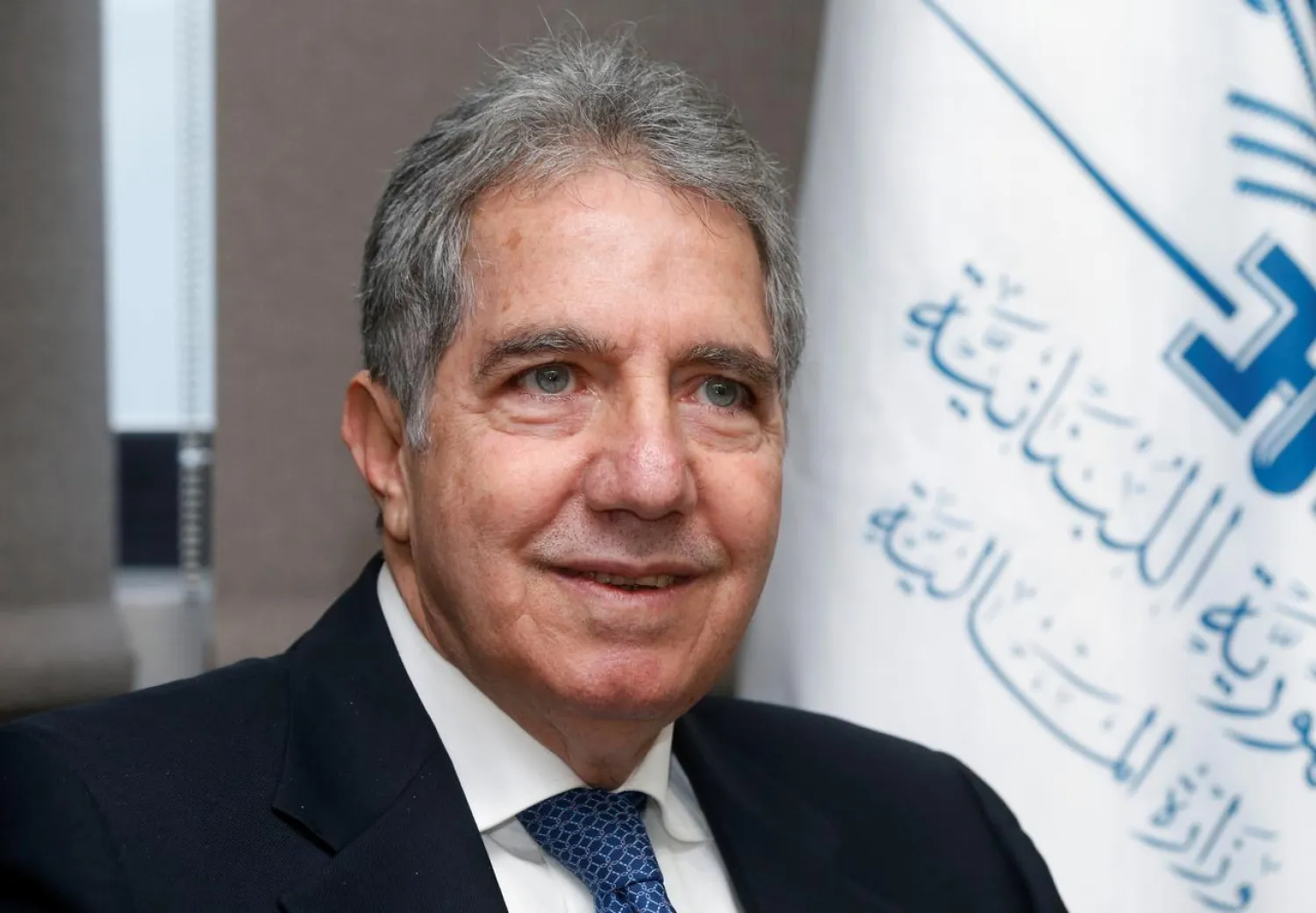 Lebanon's Finance Minister Ghazi Wazni poses for a picture at his office in Beirut, Lebanon January 23, 2020. (Reuters)