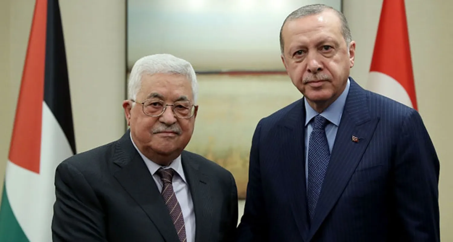 Erdoğan, Filistin Devlet Başkanı Mahmut Abbas'la telefonda görüştü