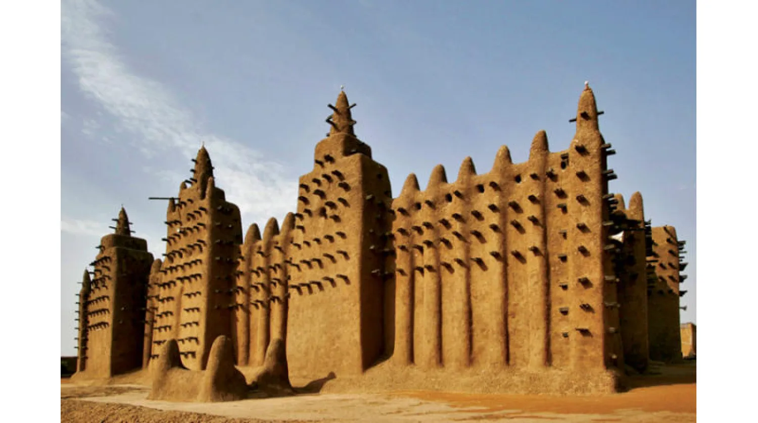 المسجد الكبير بمدينة «جيني» في مالي بغرب أفريقيا