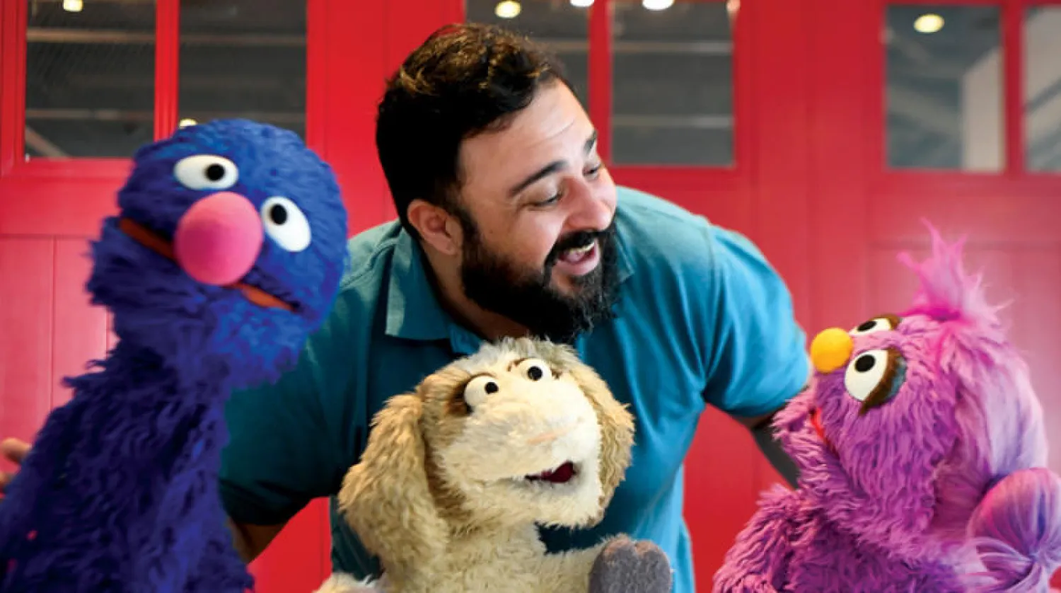 الممثل الأردني رامي دلشاد الذي يؤدي دور «هادي» (أ.ف.ب)