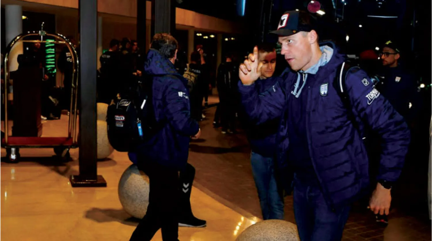 جانب من وصول المشاركين في السباق (الشرق الأوسط)